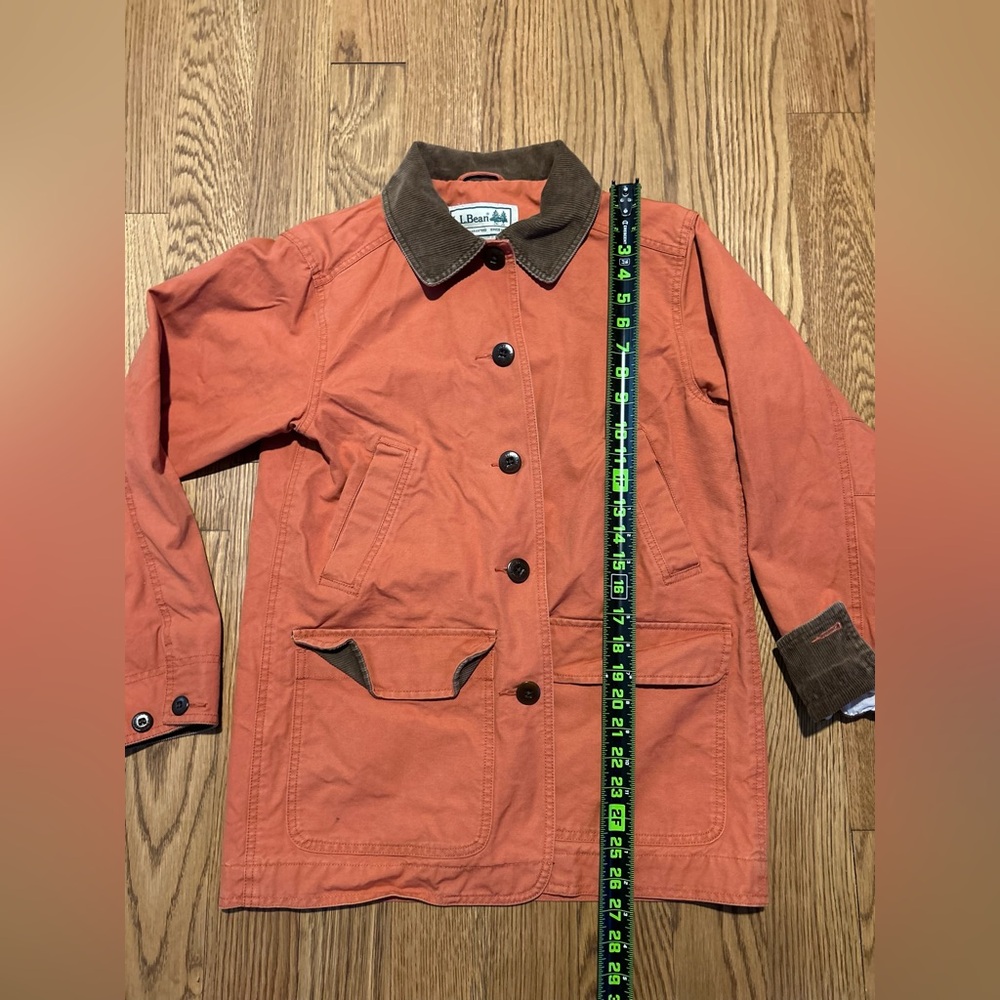 L.L.Bean Vintage Women’s XS Petite Field / Barn Coat – Corduroy‎ Collar - Picture 12 of 16